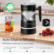 Gummy Maker Machine, Hands-Free Candy Maker, Oil Infused Edible Mixer with Dual Rotor, Food-Grade Stainless Steel Pot and Silicone Molds, for Gummies Bear, DIY Candies, Party Treats