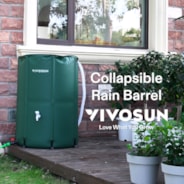 Collapsible Rain Barrel, 53 Gallon, Green