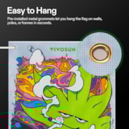 Brand Flag 60×90 cm, Durable Oxford Fabric Banner with Vivid Digital Print, Easy to Hang for Grow Tents, Home, or Events