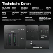 VIVOSUN AeroLight 550W LED Pflanzenlampe, Indoor-Anbau Lichtleiste mit integriertem Umluftventilator, Vollspektrum Pflanzenlampe für Growzelt, App-Steuerung, GrowHub-kompatibel, dimmbar, 120 x 120 cm Abdeckfläche