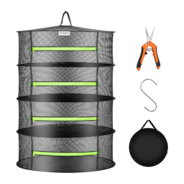 4-lagiger Netz-Trockenständer mit hängendem Design, 0,6 m