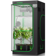 Grow Tent Pro 3x3 P336, High Reflective Mylar with 2000D Oxford Canvas & Heavy-Duty Metal Support 36"x36"x72"