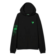 Vivosun Hoodie XL, Pocket Design, 340g Air Layer Fabric, Black