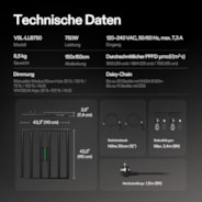 LumaLight 750W LED Pflanzenlampe, Vollspektrum Grow Lampe mit tiefer Canopy-Durchdringung, 150 x 150 cm, GrowHub kompatibel