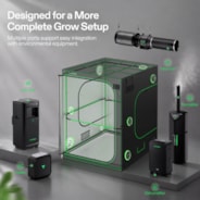 Grow Tent Pro 5x5 P558, High Reflective Mylar with 2000D Oxford Canvas & Heavy-Duty Metal Support 60"x60"x80"