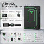 Smart Grow Tent Kit PRO 4x2 Indoor Grow System with 2-in-1 Tunable Spectrum LED Light, Smart GrowHub Automation, Efficient Ventilation & 360° Airflow, 2000D Mylar Tent 48"x24"x72"