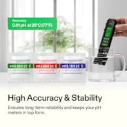 18-Pack pH Meter Buffer Solution Powder, pH 6.86/4.00/9.18, pH Buffer Powder for Precise and Easy pH Tester Calibration