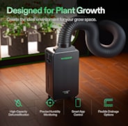 AeroDrain D12 Intelligent Environmental Dehumidifier, up to 12L/day, 2L Water Tank, with Temperature & Humidity Sensor Probe