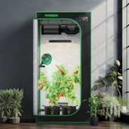 Grow Tent 2.7x2.7 S276, 1-2 Plants Use, 600D Light-proof Oxford, 32″ x 32″ x 63″, For Indoor Plants Growing