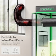 Window Duct Kit, Portable AC Window Seal Kit, Fit with 4”/6” Ducting & 5.9” Hose