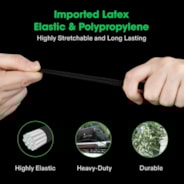 5 x 5Ft. Elastic Trellis Netting with 4 Hooks