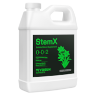 StemX (0-0-2) Silica for Plants, Soluble Silicon Plant Supplement Fertilizer, Liquid Nutrient Solution for Strong Stems, Healthy Leaves, Boost Plant Resilience & pH Balance, 32 oz