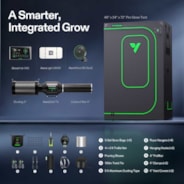 Smart AI Grow Tent System 4x2 Indoor Smart Grow System with Self-Learning AI Controller, Dynamic Airflow & Tunable Spectrum, Automated Climate Control, 2000D Mylar Tent 48"x24"x72"