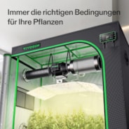 Smart Growbox Komplettset 120 x 60 x 180 cm, Komplettes Grow-Set mit GrowHub E42A+, 1680D Mylar Growzelt, Vollspektrum LED Pflanzenlampe und effizientem Belüftungssystem