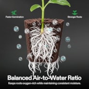 Seed Rooter, Plant Starter Plugs, Support Robust Roots for Seedlings and Cuttings, 40 Cubes, Designed for VSeed Smart Box & Seed Starter Trays