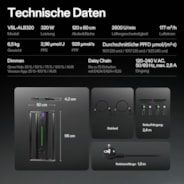 VIVOSUN AeroLight 320W LED Pflanzenlampe, Indoor-Anbau Lichtleiste mit integriertem Umluftventilator, Vollspektrum Pflanzenlampe für Growzelt, App-Steuerung, GrowHub-kompatibel, dimmbar, 120 x 60 cm Abdeckfläche