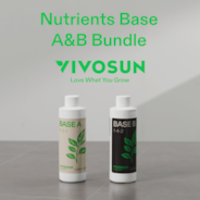 Nutrients Base A & B Bundle, Liquid Fertilizer Supports Vegetative and Flowering Stage, 8oz