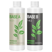 Nutrients Base A & B Bundle, Liquid Fertilizer Supports Vegetative and Flowering Stage, 8oz