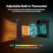 Space Heater for Indoor Use, 1500W, 4 Modes for Year-round Use