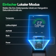VIVOSUN AeroFlux 700W PTC-Heizung mit Thermostat, App & VPD, Temperatur- und VPD-Überwachung für ein optimales Growzeltklima
