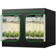 Smart Grow Tent Kit 8x8 Complete Indoor Grow System with Smart Controller, Full-Spectrum LED Grow Light & Ventilation Automation System, 1680D Mylar Tent 96"x96"x80"