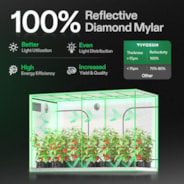 Grow Tent 5x10 S105, 12-20 Plants Use, 600D Light-proof Oxford, 60″ x 120″ x 80″, For Indoor Plants Growing