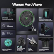 Smart Growbox Komplettset GIY-SGS-52 150 x 80 x 200 cm, Komplettsystem für 3 Pflanzen, mit WiFi E42A Controller, 200W AeroLight Wing LED Pflanzenlampe, 15 cm AeroZesh T6 Abluftset und AeroWave E6 Gen2 Gen2 Clip Fan