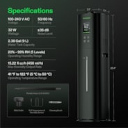 AeroStream H09 Intelligent Wi-Fi Humidifier, 2.38 Gal / 9 L Humidifier with Temp & Humidity Probe, Smart Remote Control, Designed for Growers