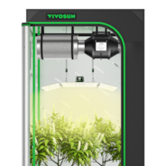 Complete Grow Tent Kit 3x3 Indoor Grow System with GrowHub WiFi Controller, Efficient Ventilation & Full-Spectrum LED Grow Light, 1680D Mylar Lightproof Tent 36"x36"x72"