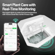 VGrow Smart Box & DWC Hydroponics Growing System Kit, Smart Indoor Gardening with Automated Plant Growing