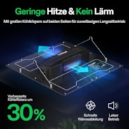 VS3000 Vollspektrum LED Pflanzenlampe Lichtpanel 300W, hohe PPFD & geringe Wärmeentwicklung, 90 x 90 cm Abdeckfläche