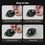 Twist Tie Roll Spool Dispenser 164 Feet