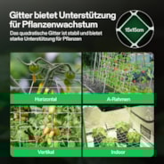 5 x 15 ft Heavy-duty Polyester Plant Trellis Netting 1-Pack