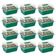 VIVOSUN 12-Pack Seed Starter Trays, 144-Cell Seed Starter Kit with Humidity Dome