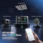Smart AI Grow Tent System 5x5 Indoor Smart Grow System with Self-Learning AI Controller, Dynamic Airflow & Tunable Spectrum, Automated Climate Control, 2000D Mylar Tent 60"x60"x80"
