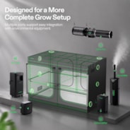 Grow Tent Pro 10x5 P105, High Reflective Mylar with 2000D Oxford Canvas & Heavy-Duty Metal Support 120"x60"x80"