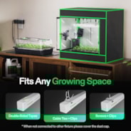 T5 Linear Grow Lights, 5000K Full Spectrum LED Grow Lights for Indoor Plants, SGS Compatible, 6W/Bar, 1ft, 4-Pack