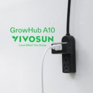 GrowHub A10 Controller, Smart Plug, 15A 1800W, Remote Control, Compatible with Vivosun App for Grow Tent