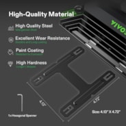 AeroLight Expandable H-bar, Spacing Adjustment, Black