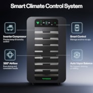 Smart Post-Harvest Box, Drying Machine with Temperature Humidity Control System, Storage Container Auto-Dryer Cabinet with Remote APP Control, Custom Programs, Food Grade for Preserving Harvest, Flowers 