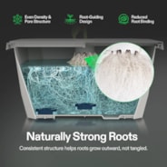 FlexFeed DWC Hydroponices System Seed Rooter, 4-Pack Seed Starter Plugs, Compatible with VGrow DWC System 