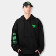 Vivosun Hoodie XL, Pocket Design, 340g Air Layer Fabric, Black