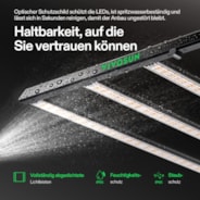 LumaLight 750W LED Pflanzenlampe, Vollspektrum Grow Lampe mit tiefer Canopy-Durchdringung, 150 x 150 cm, GrowHub kompatibel