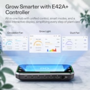 Smart Grow Tent Kit PRO 4x4 Indoor Grow System with 2-in-1 Tunable Spectrum LED Light, Smart GrowHub Automation, Efficient Ventilation & 360° Airflow, 2000D Mylar Tent 48"x48"x80"