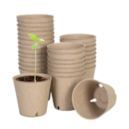 Peat Pots, 30 Packs 3.15-Inch Seed Starting Pots with Drainage Holes