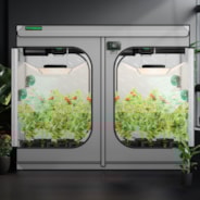 Gray Grow Tent 4x8 G848, 8-16 Plants Use, High Reflective Mylar, 48″ x 96″ x 80″, For Indoor Plants Growing