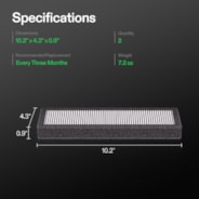 Ersatzfilter für die VGrow Smart Grow Box, 2er-Pack