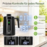 VIVOSUN 2-in-1 Decarboxylator & Kräuter Infusionsgerät für Butter und Öl mit einstellbarer Zeit und Temperatur für Olivenöl, Tinkturen, Gummibonbons & DIY-Rezepte