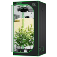 Smart Grow Tent Kit, 3 × 3ft 3-Plant System, WiFi-Integrated Automatic Grow System with Full Spectrum LED Grow Light, Efficient Ventilation System with GrowHub E42A+ Controller