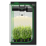 Smart Grow Tent Kit 4x4, Complete Indoor Grow System with Smart Controller, Full-Spectrum LED Grow Light, Ventilation System & 1680D Mylar Tent, 48"x48"x80"